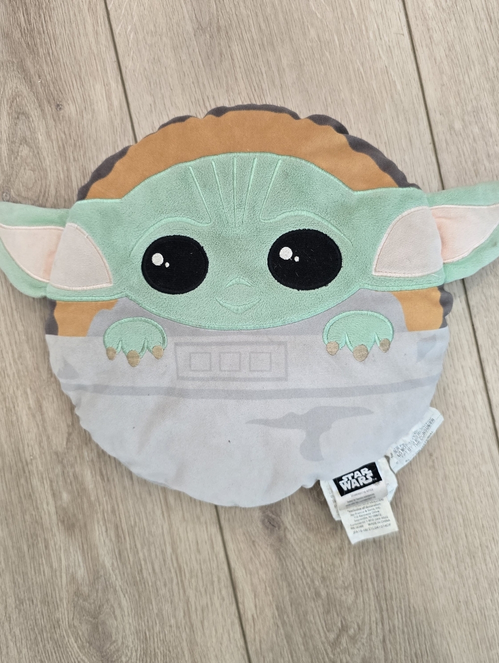 Star Wars Mandalorian BABY YODA SHAPED PILLOW 12" Plush STUFFED ANIMAL TOY
